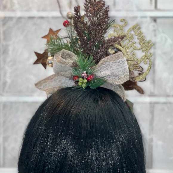 Christmas Brown Owl Adult Headband, Tacky Christmas Party, Ugly Sweater Contest - Picture 13 of 16